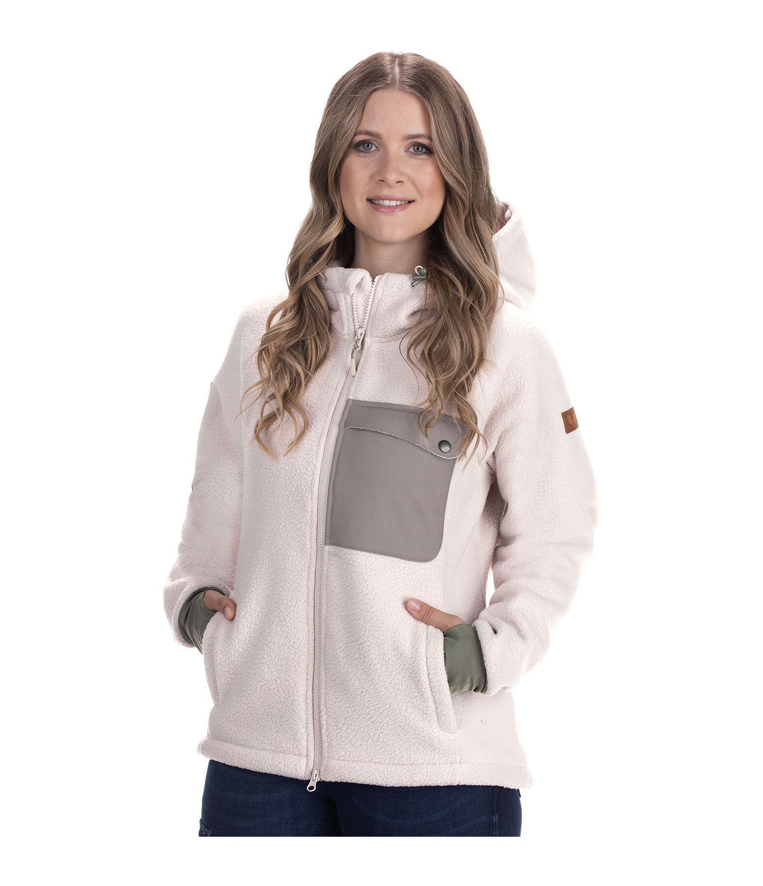 Pile Sherpa con cappuccio Rockies