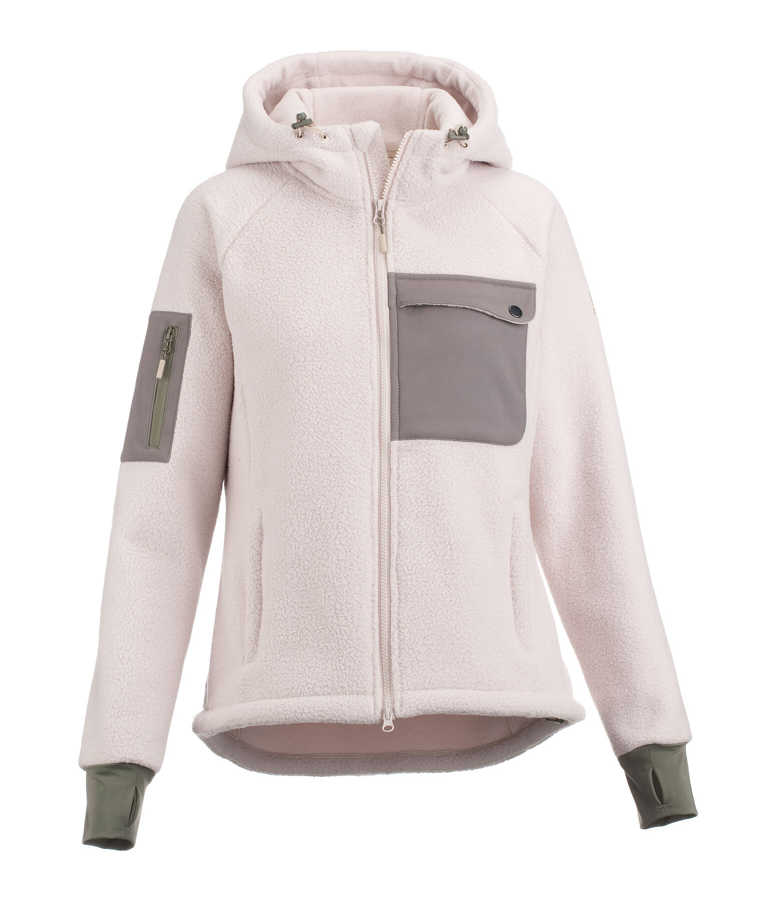 Pile Sherpa con cappuccio Rockies