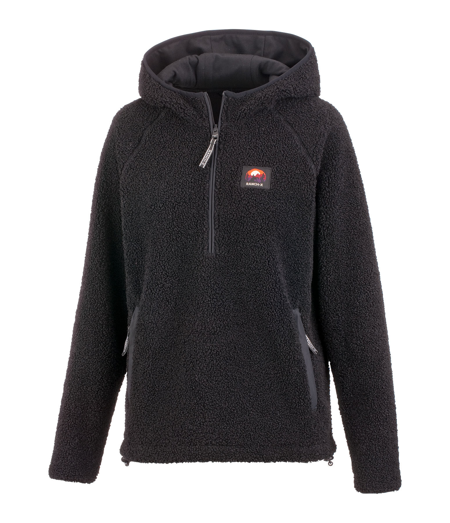 Pile Sherpa con cappuccio Cassy