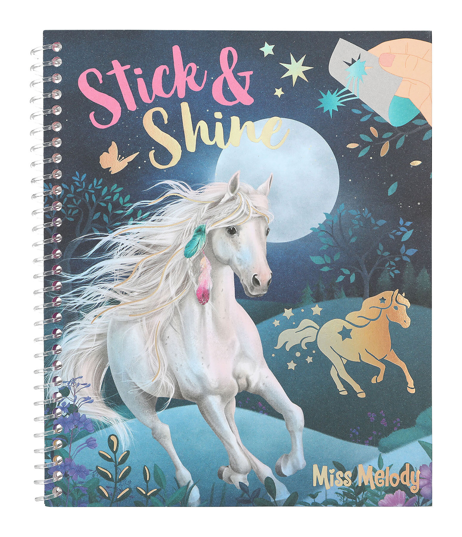 Miss Melody Libro da colorare Stick & Shine