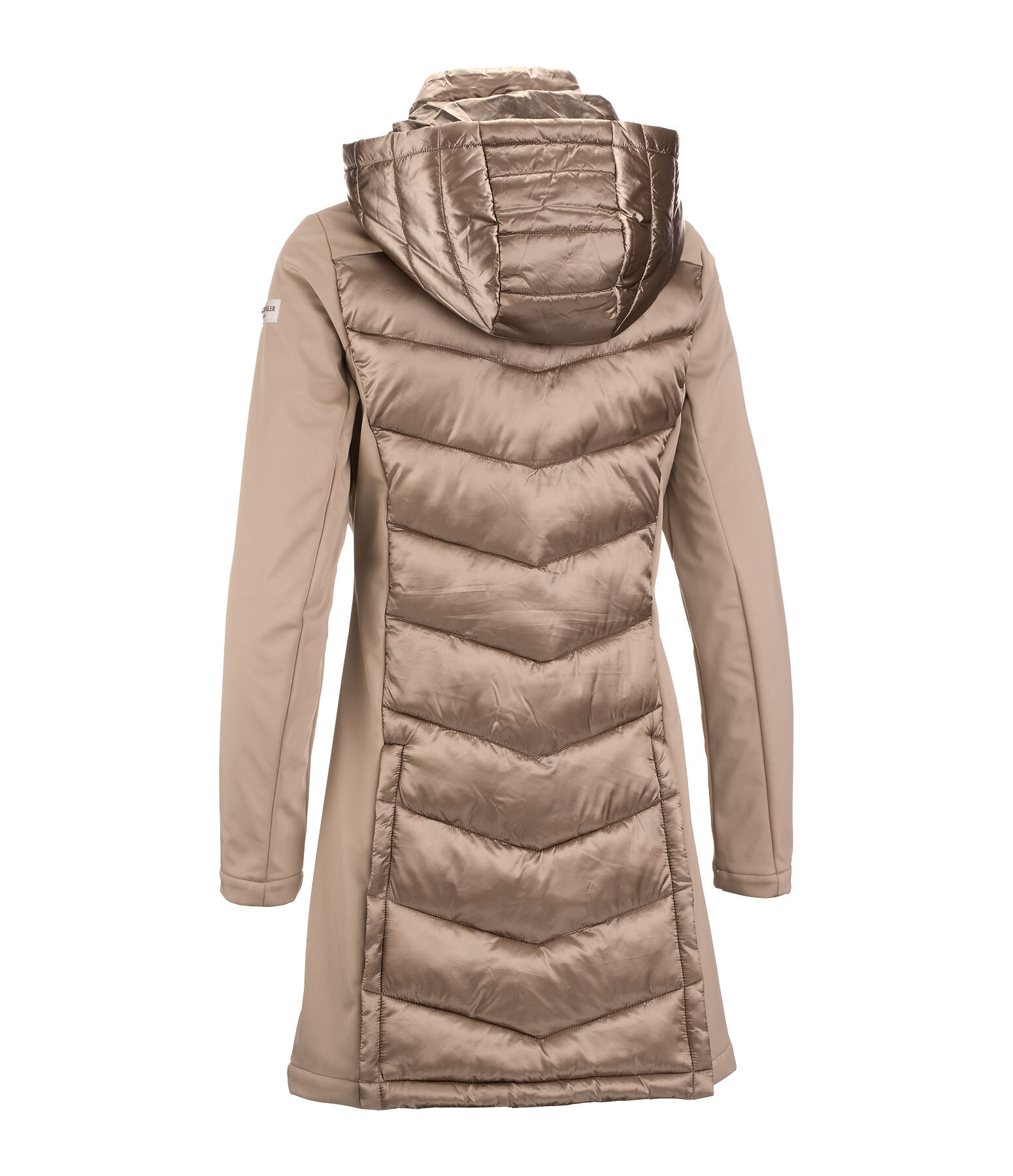 Cappotto da equitazione combinato softshell con cappuccio Charlotte