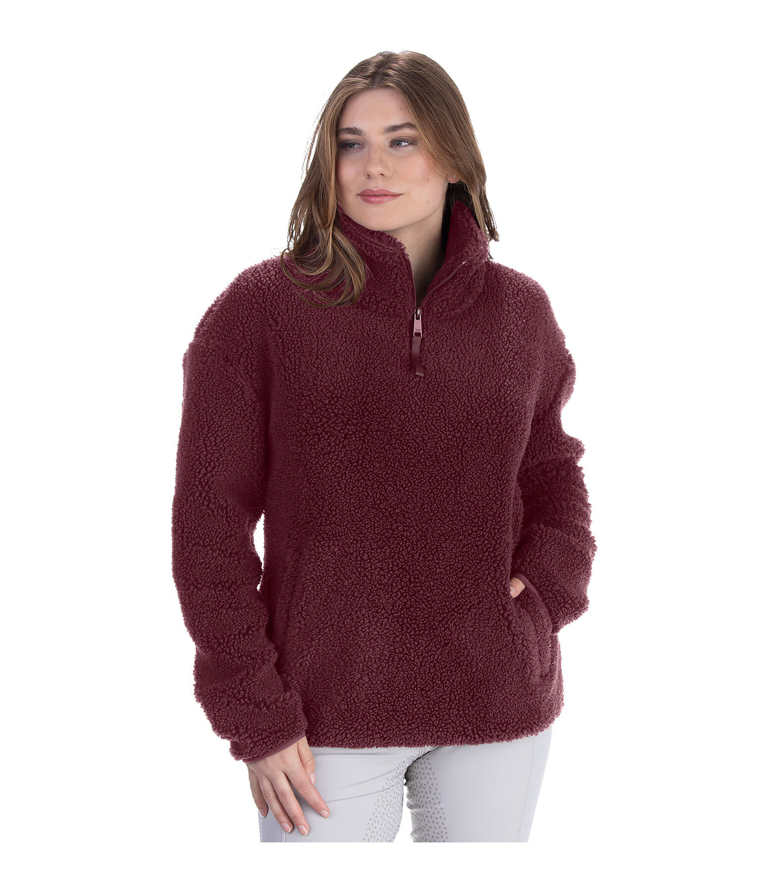 Pullover in pelliccia sintetica Tara