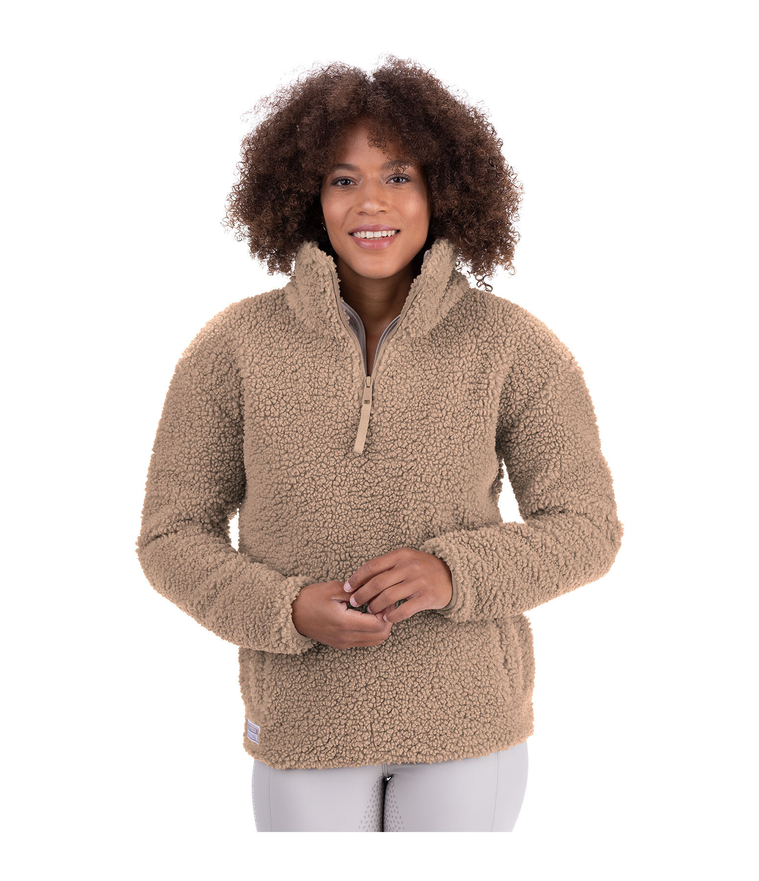 Pullover in pelliccia sintetica Tara