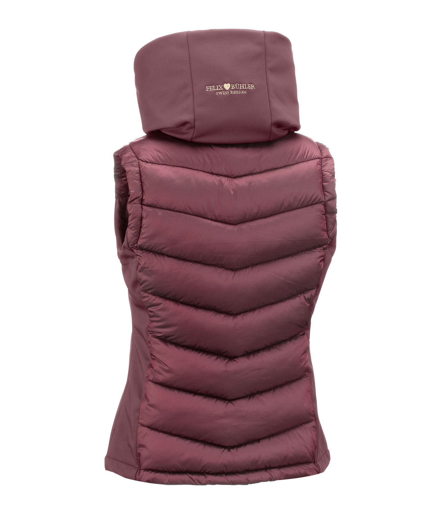 Gilet da equitazione combinato softshell con cappuccio Katlyn