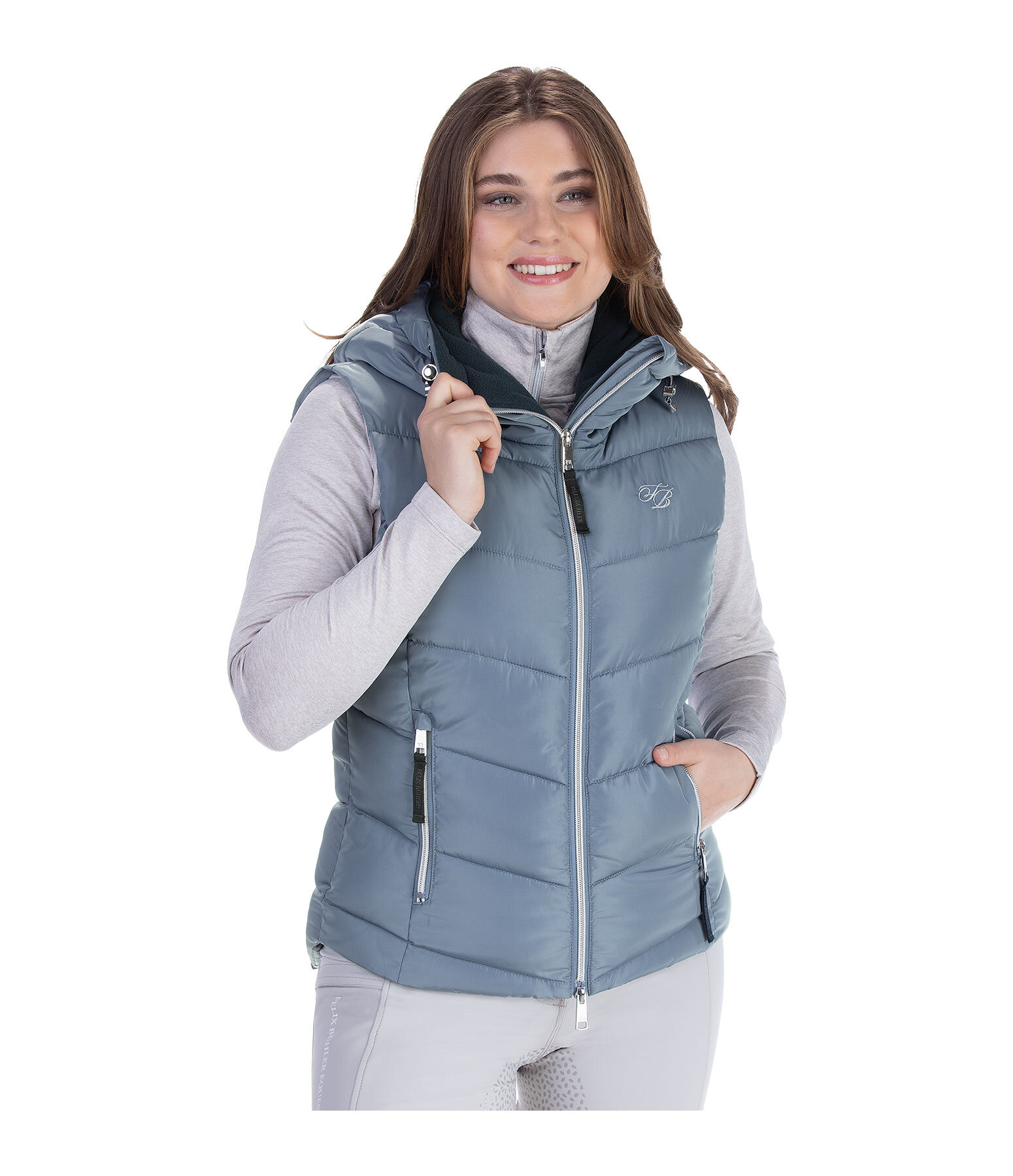 Gilet da equitazione con cappuccio Lena