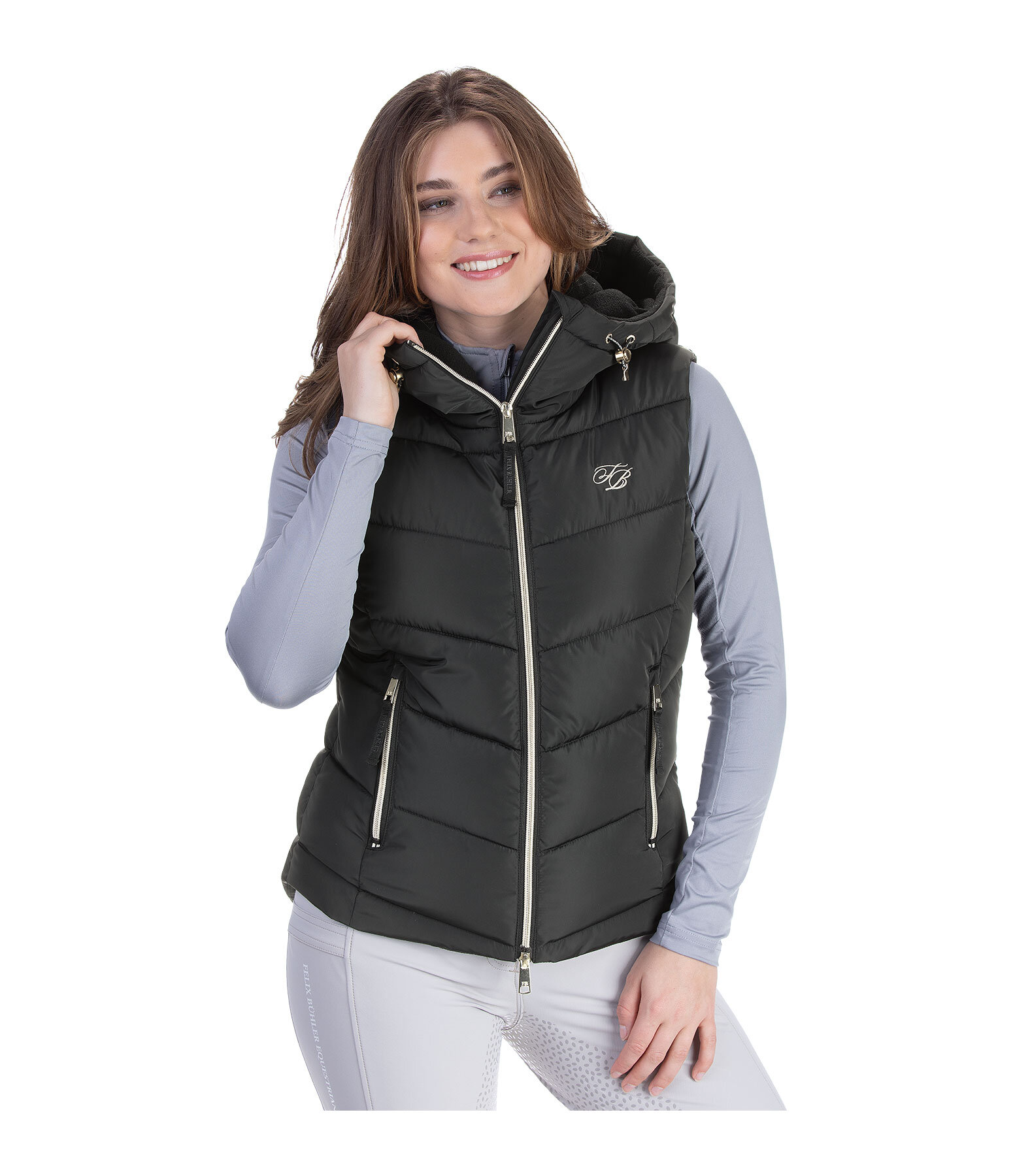 Gilet da equitazione con cappuccio Lena