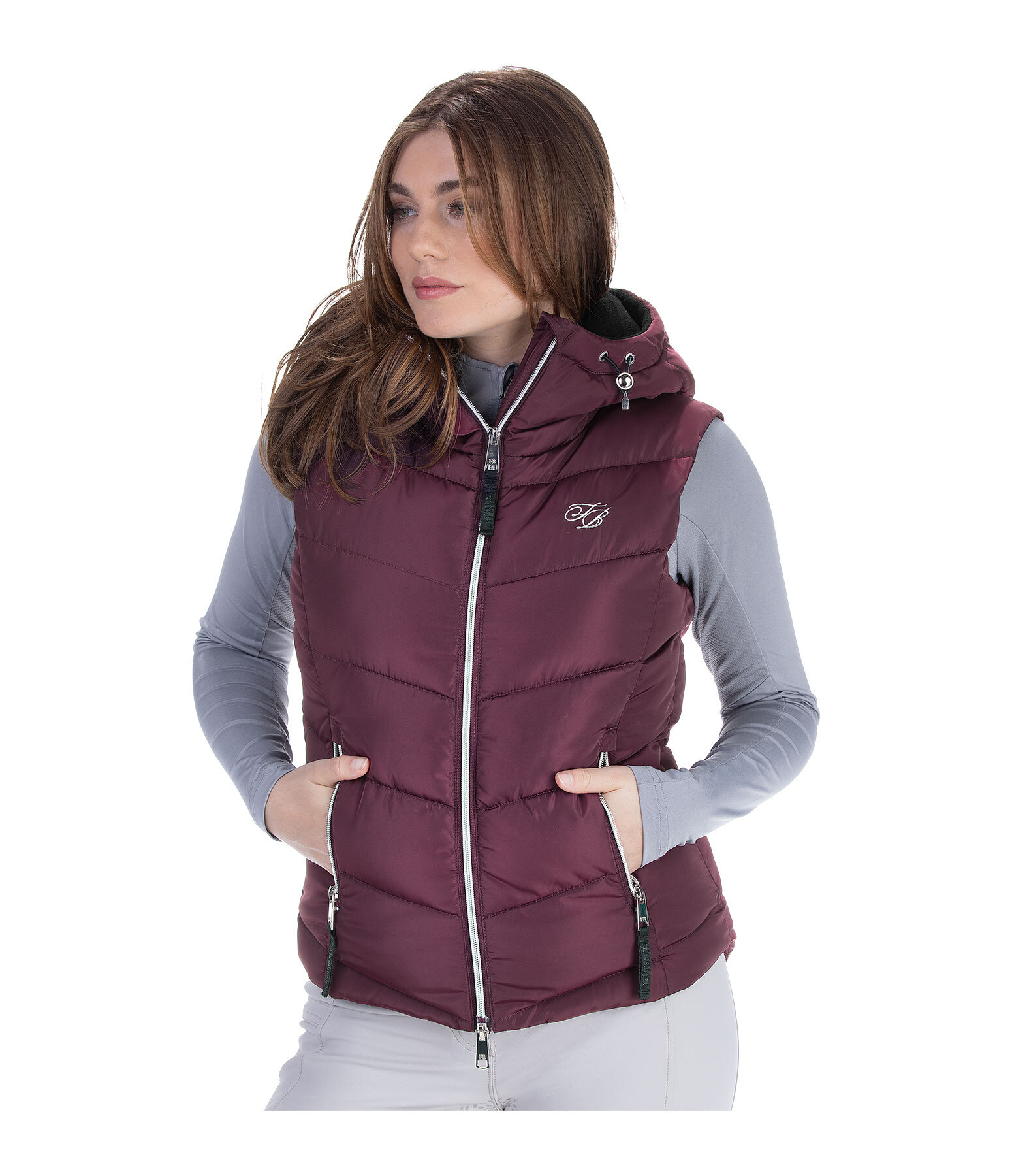 Gilet da equitazione con cappuccio Lena