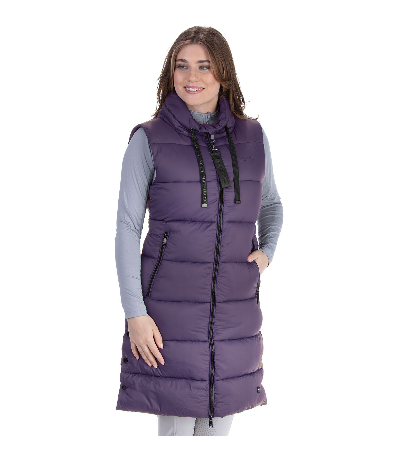 Gilet lungo trapuntato Amber