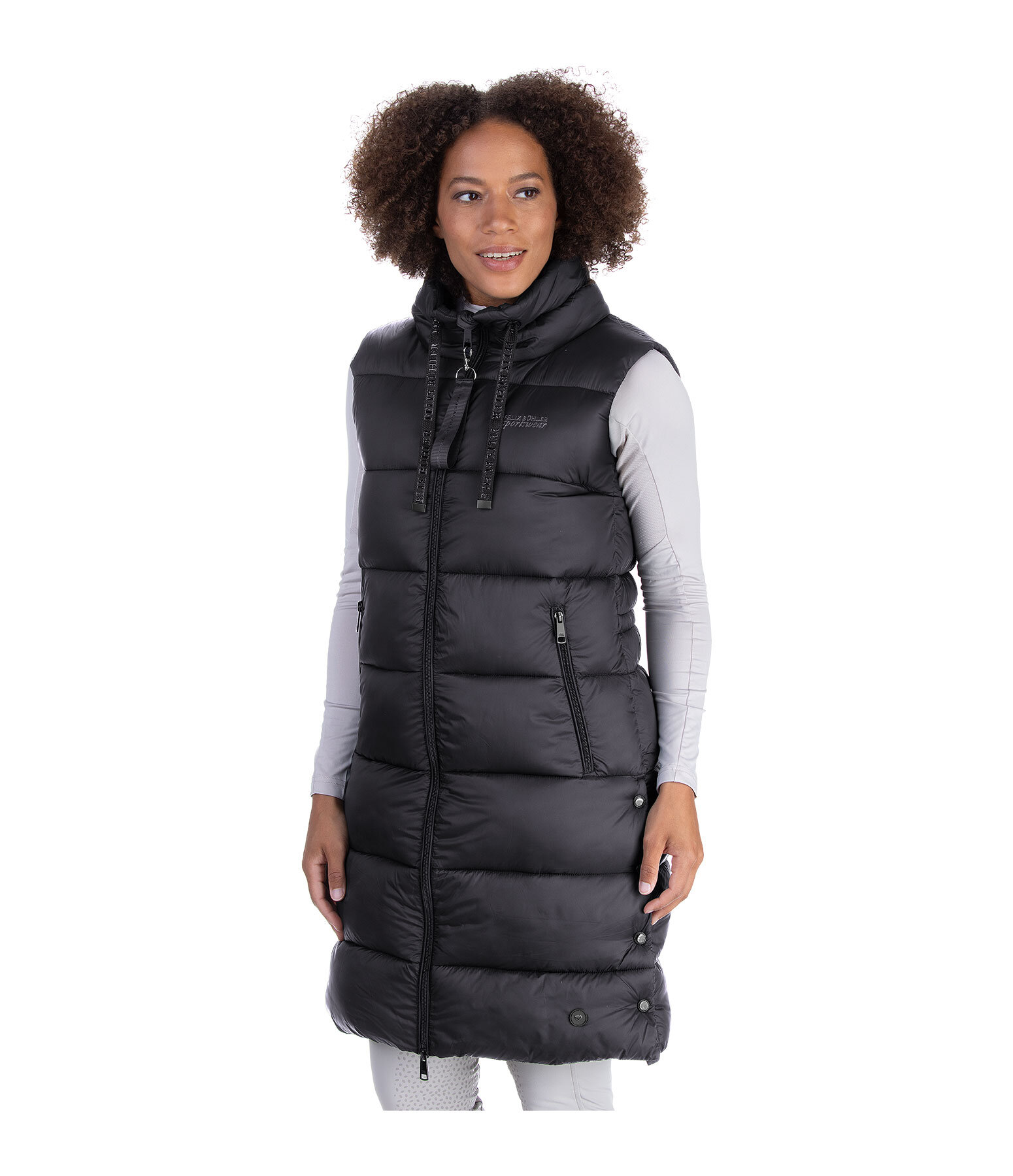 Gilet lungo trapuntato Amber