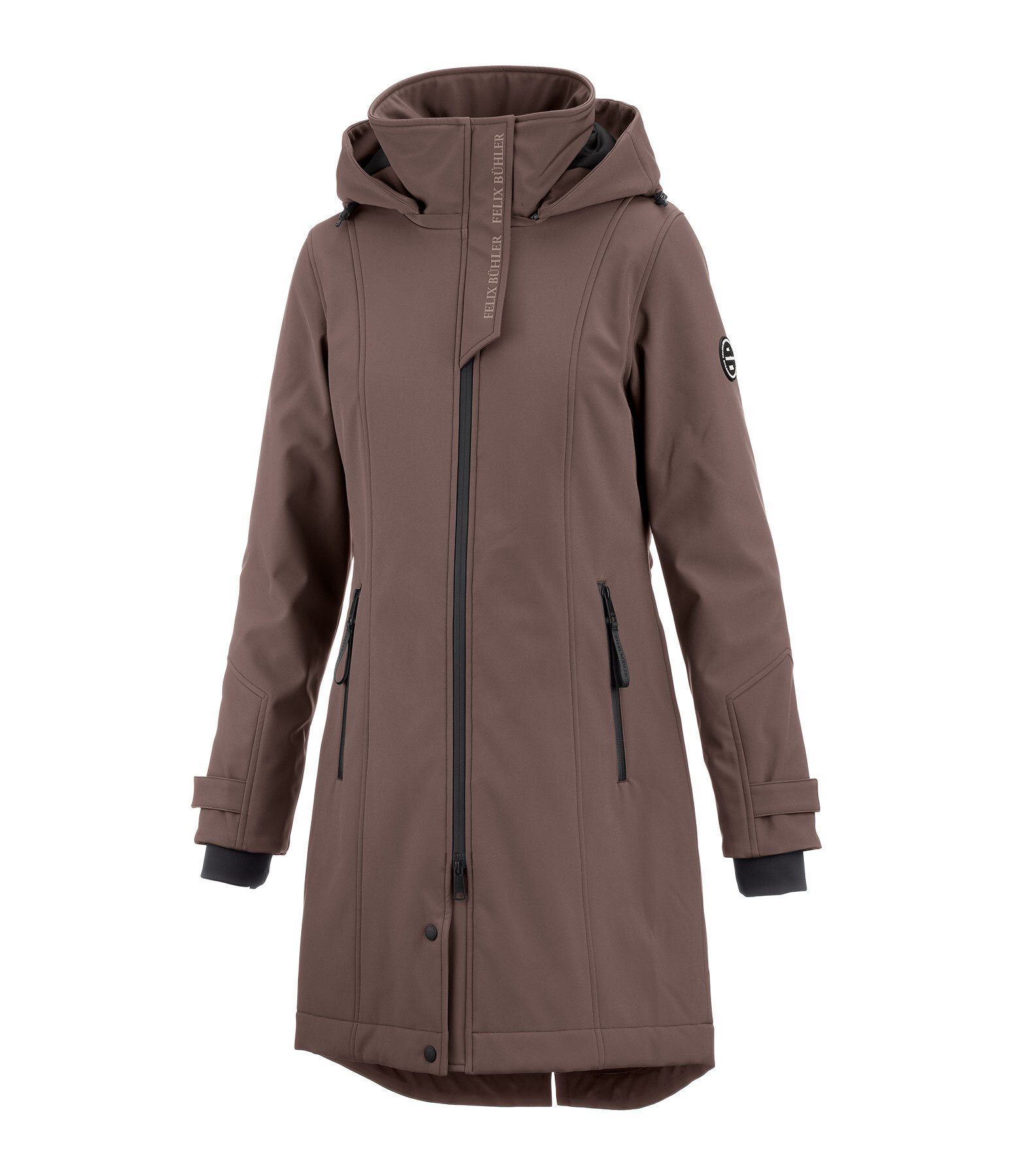 Cappotto da equitazione softshell con cappuccio Aurelie