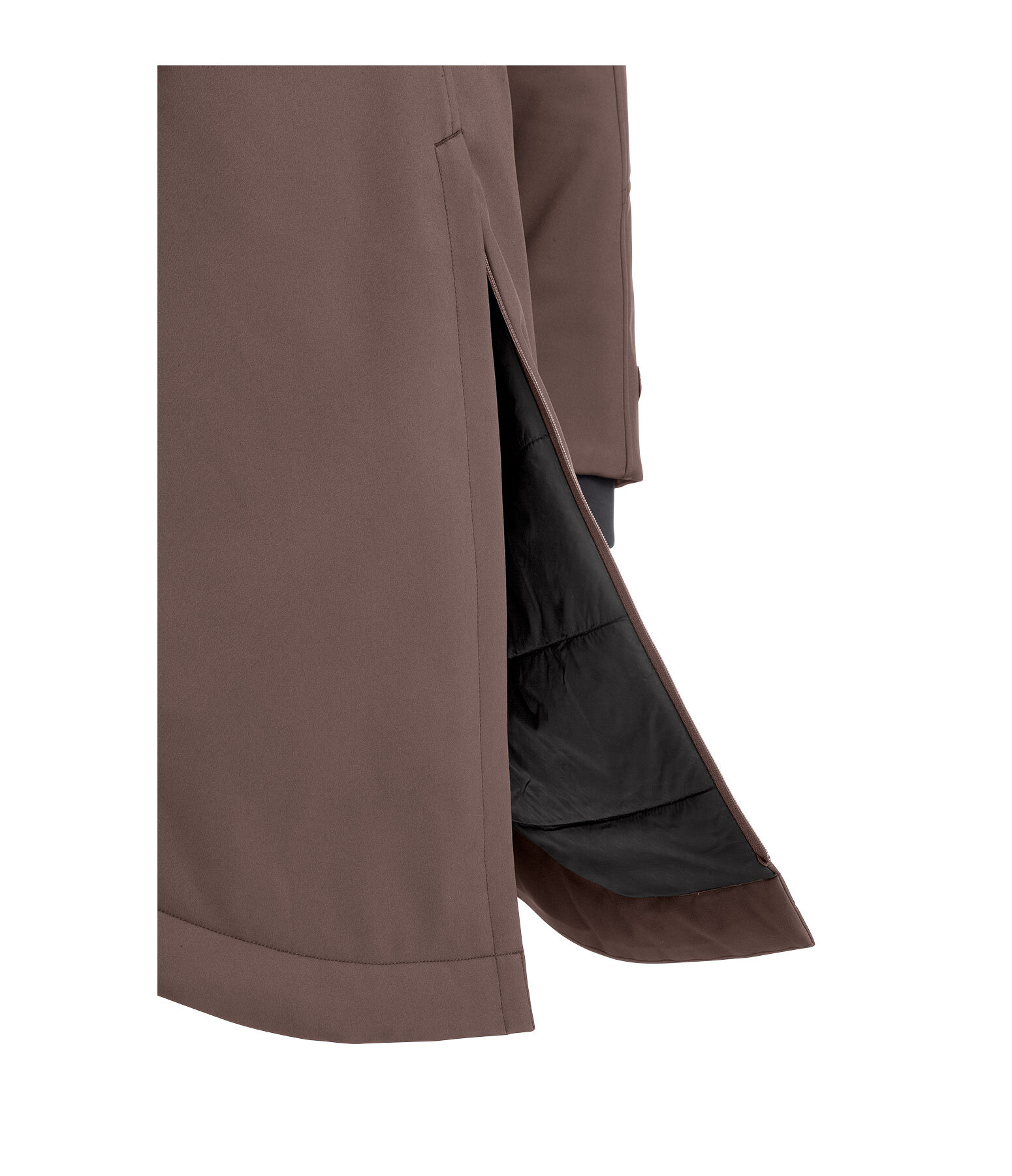 Cappotto da equitazione softshell con cappuccio Aurelie