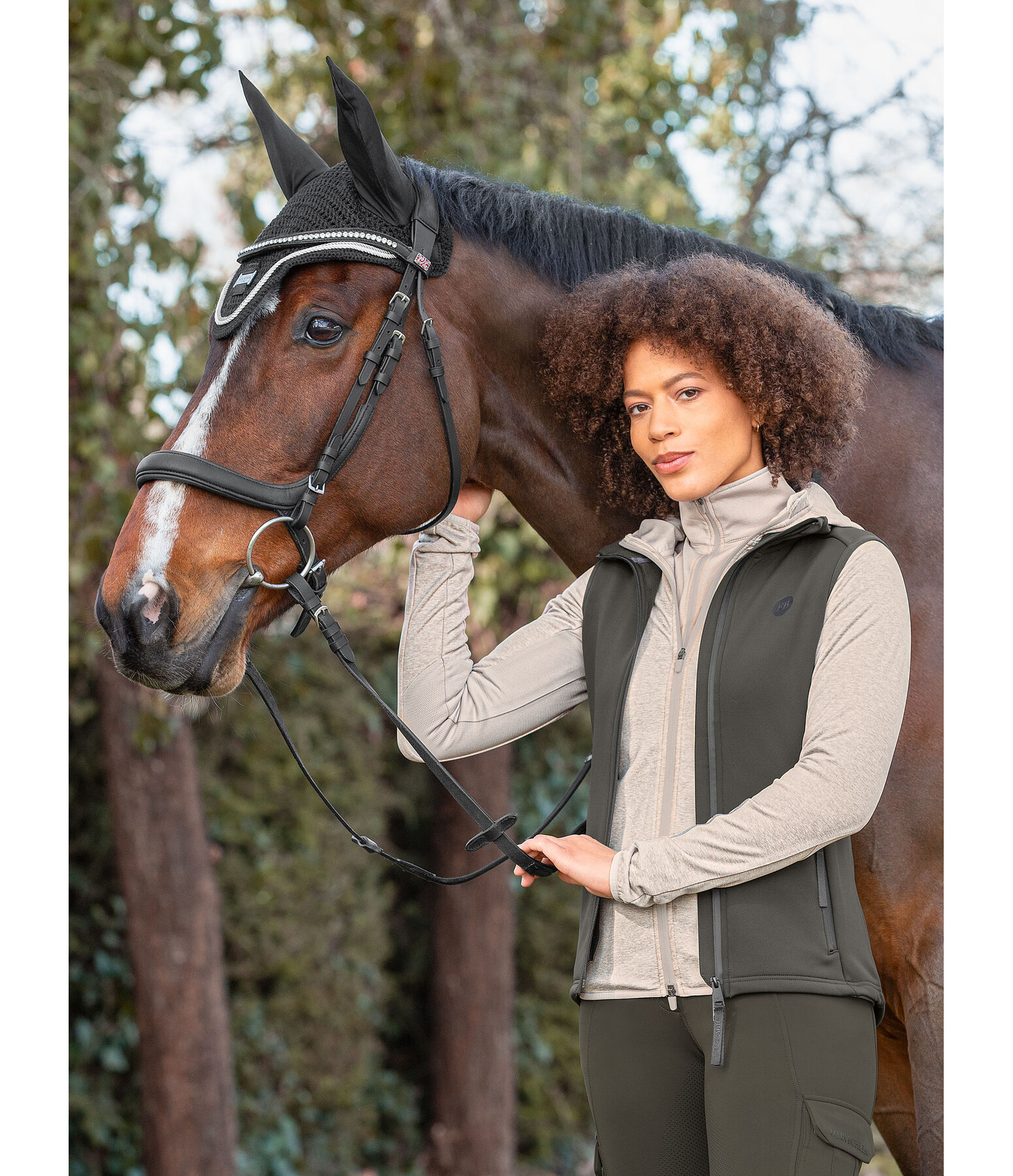 Gilet da equitazione softshell Leia