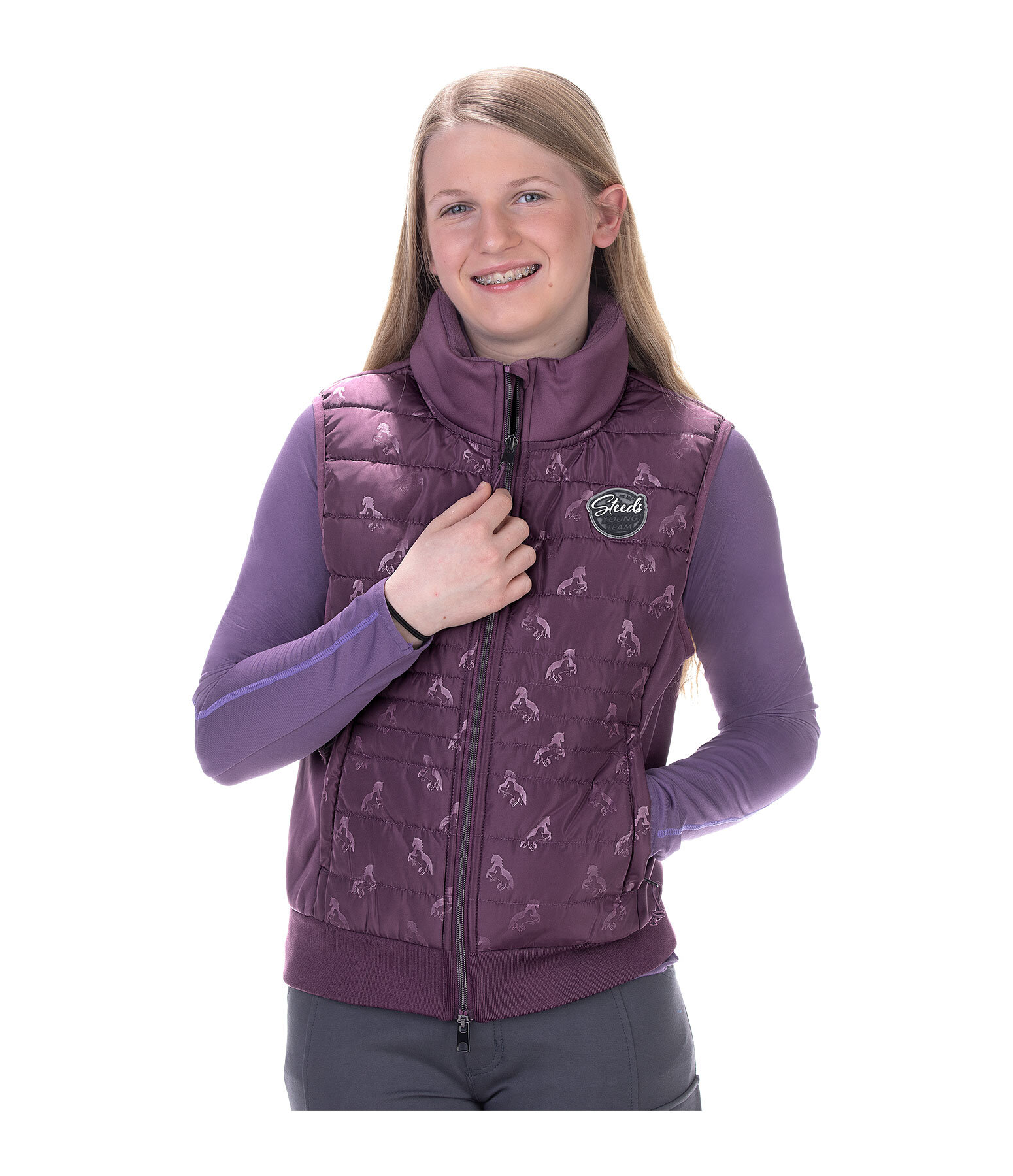 Gilet da equitazione combinato per bambini Sarah II