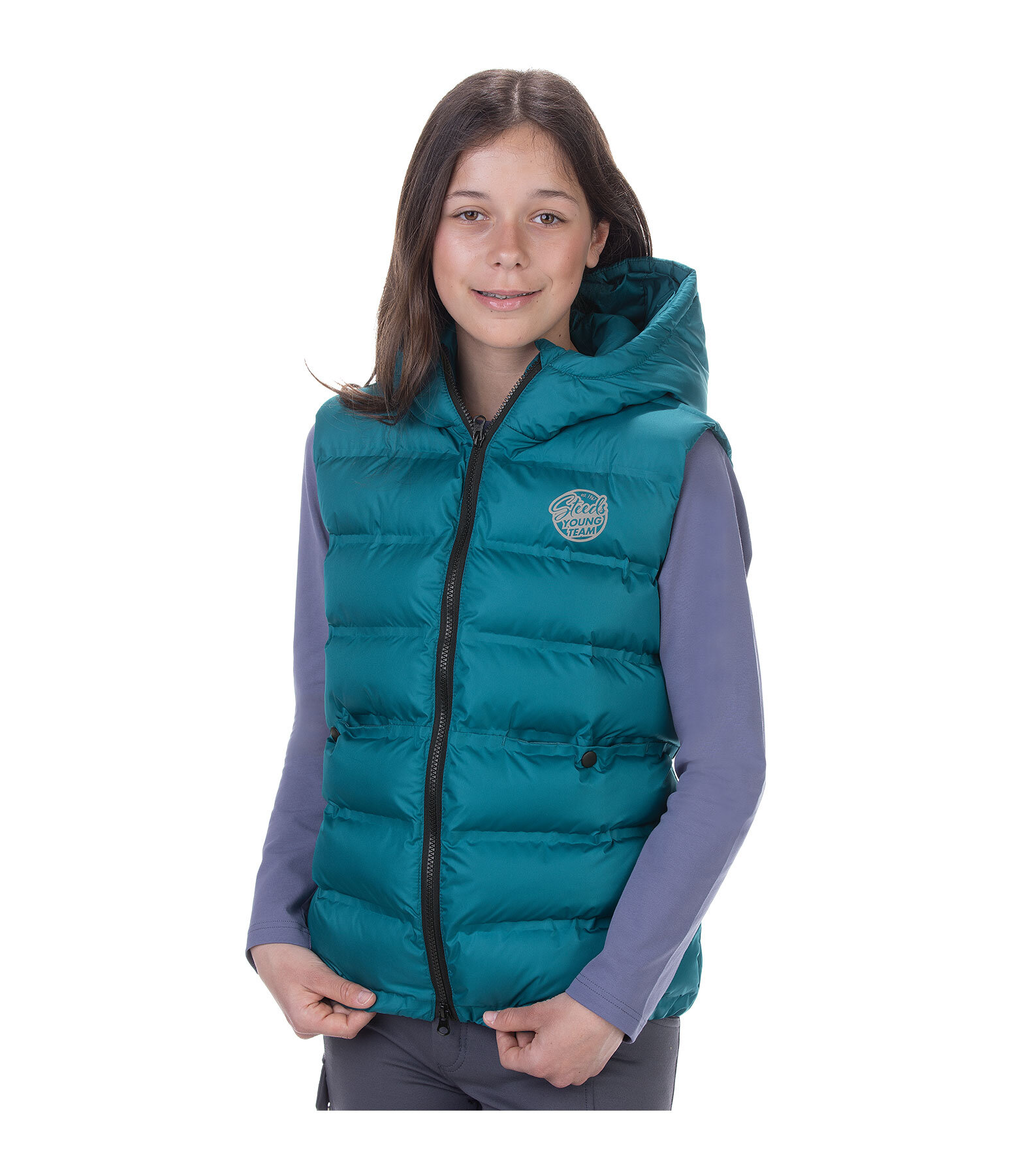 Gilet da equitazione con cappuccio per bambini Calla