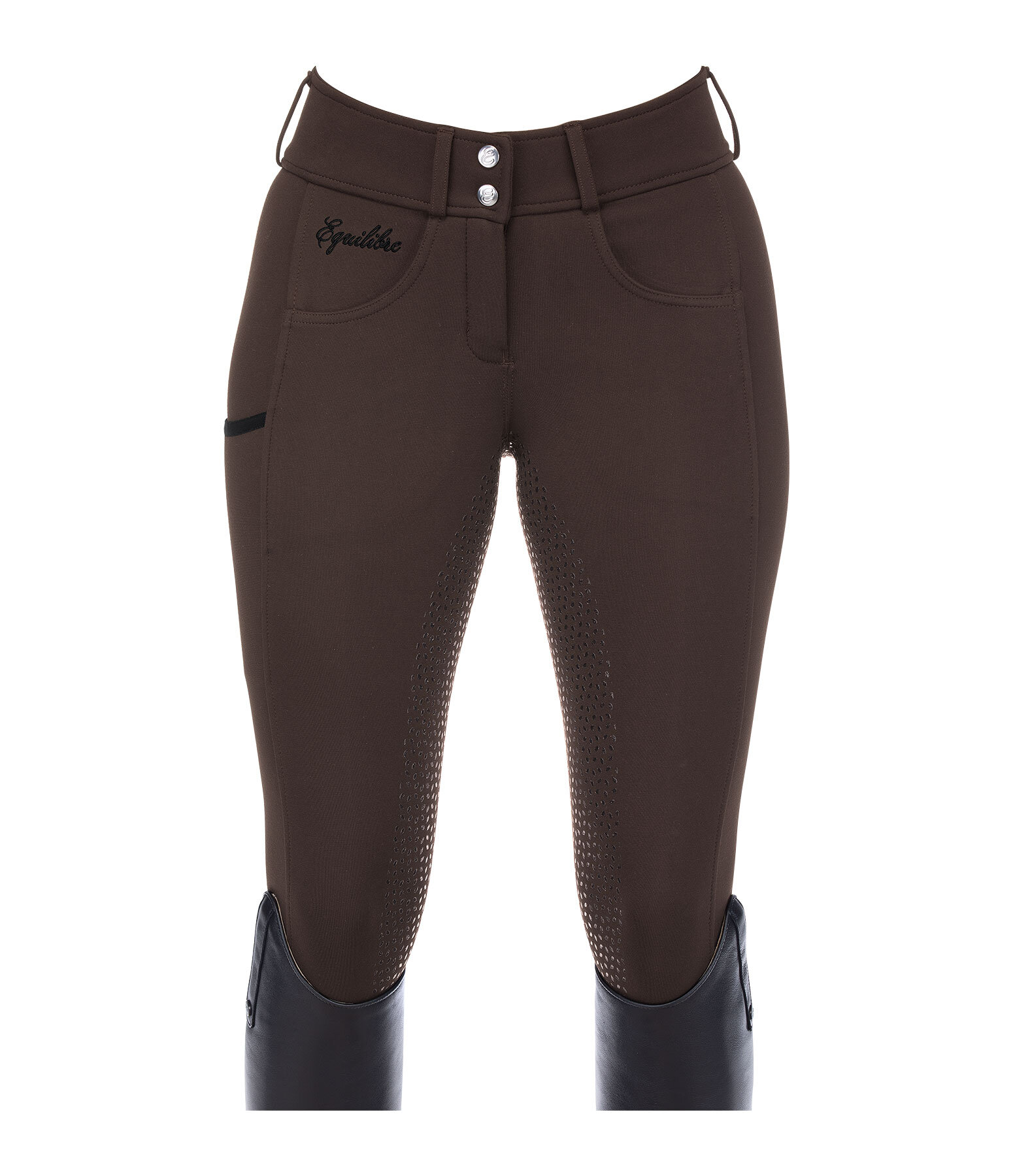 Pantaloni da equitazione full grip a vita alta comfort Juliane