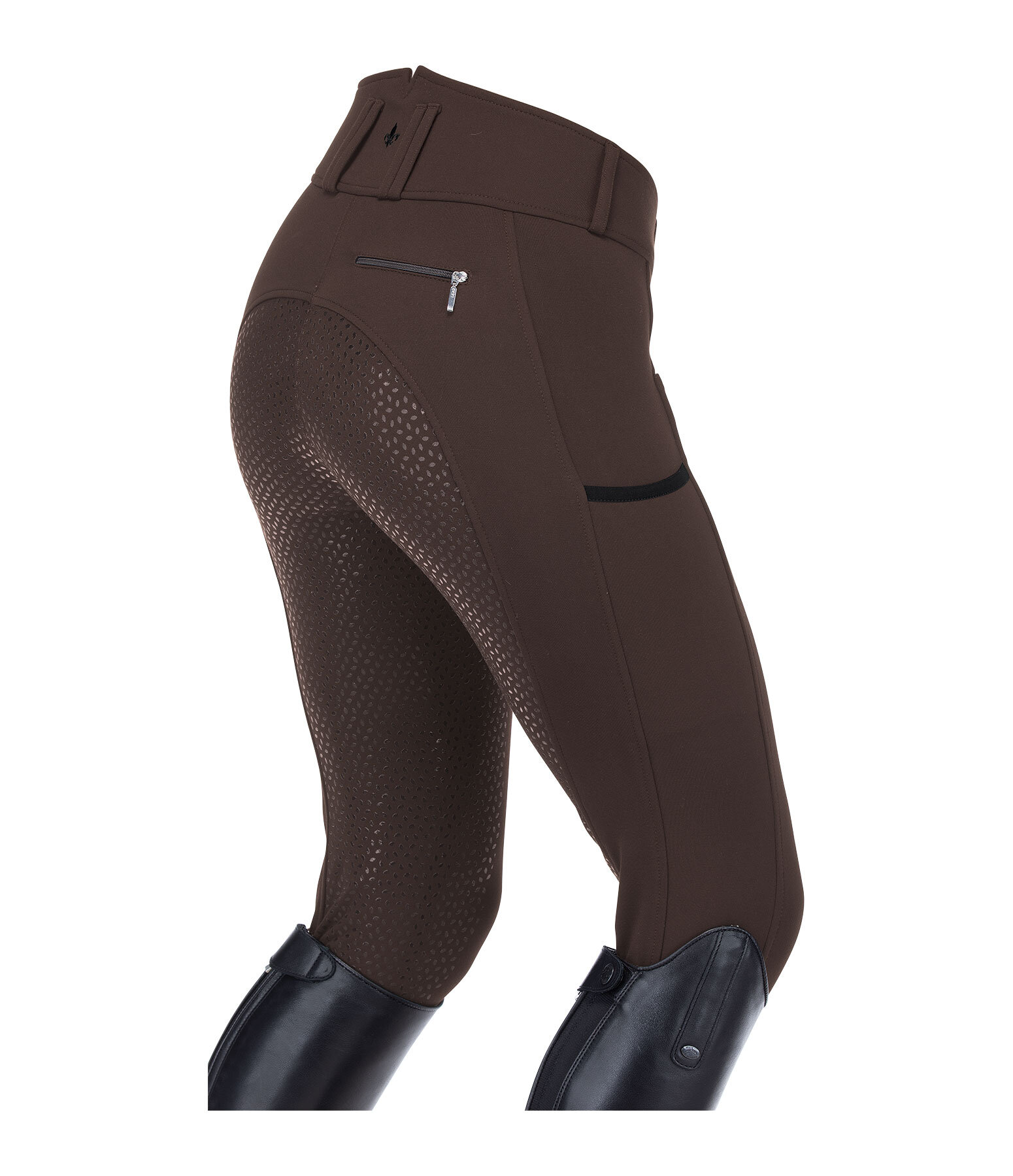 Pantaloni da equitazione full grip a vita alta comfort Juliane