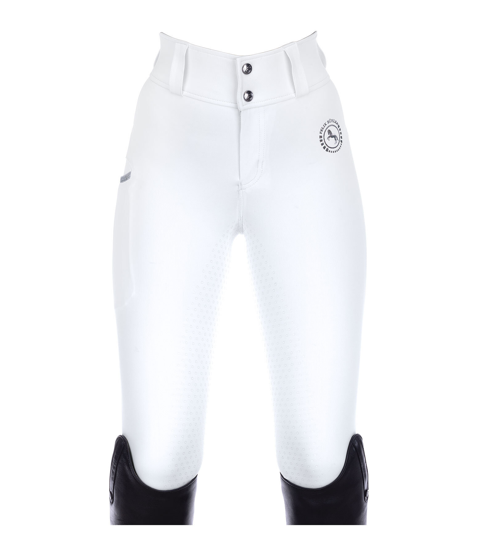 Pantaloni da equitazione hybrid full grip per bambini Jola