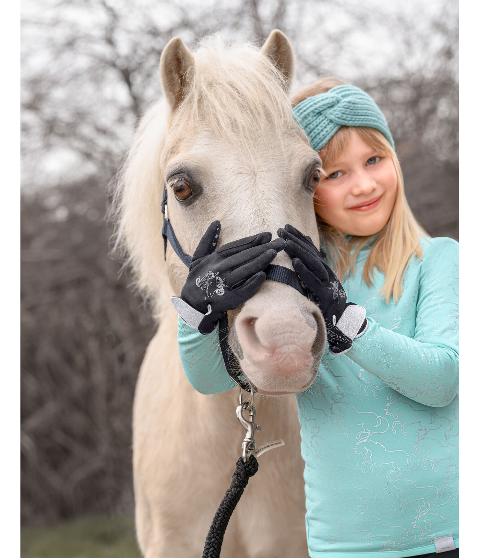 Guanti da equitazione per bambini Diamant