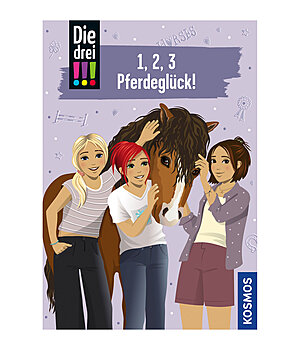 Die Drei !!! - 1, 2, 3 Pferdeglck (Doppelband) - 402612