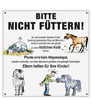 Krmer Comic-Stalltafel Bitte nicht fttern! - 450614