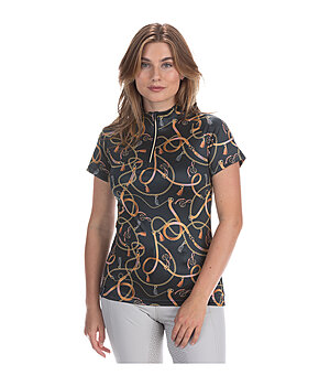 Felix Bhler T-shirt funzionale con zip Callie - 653631-M-S