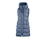 Gilet lungo con cappuccio Clara