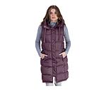 Gilet lungo con cappuccio Clara