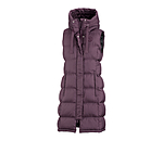 Gilet lungo con cappuccio Clara