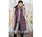 Gilet lungo con cappuccio Clara