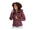 Giacca da equitazione combinata softshell con cappuccio Claire