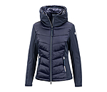 Giacca da equitazione combinata softshell con cappuccio Claire