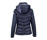 Giacca da equitazione combinata softshell con cappuccio Claire