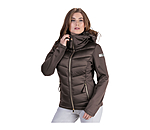 Giacca da equitazione combinata softshell con cappuccio Claire