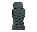 Gilet da equitazione combinato softshell con cappuccio Katlyn