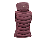 Gilet da equitazione combinato softshell con cappuccio Katlyn