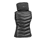 Gilet da equitazione combinato softshell con cappuccio Katlyn