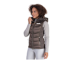 Gilet da equitazione combinato softshell con cappuccio Katlyn