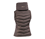 Gilet da equitazione combinato softshell con cappuccio Katlyn