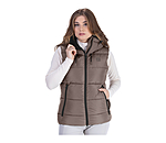 Gilet da equitazione trapuntato con cappuccio Mira III