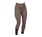 Leggings da equitazione termici full grip Amber