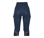 Pantaloni da equitazione cargo full grip per bambini Carla