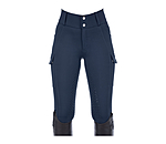 Pantaloni da equitazione cargo full grip per bambini Carla