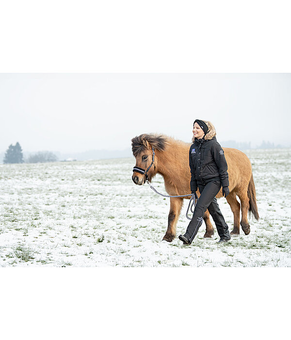 Giacca da equitazione invernale con cappuccio Elgur