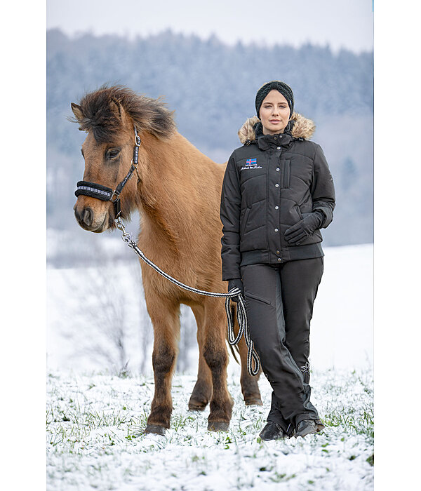 Giacca da equitazione invernale con cappuccio Elgur