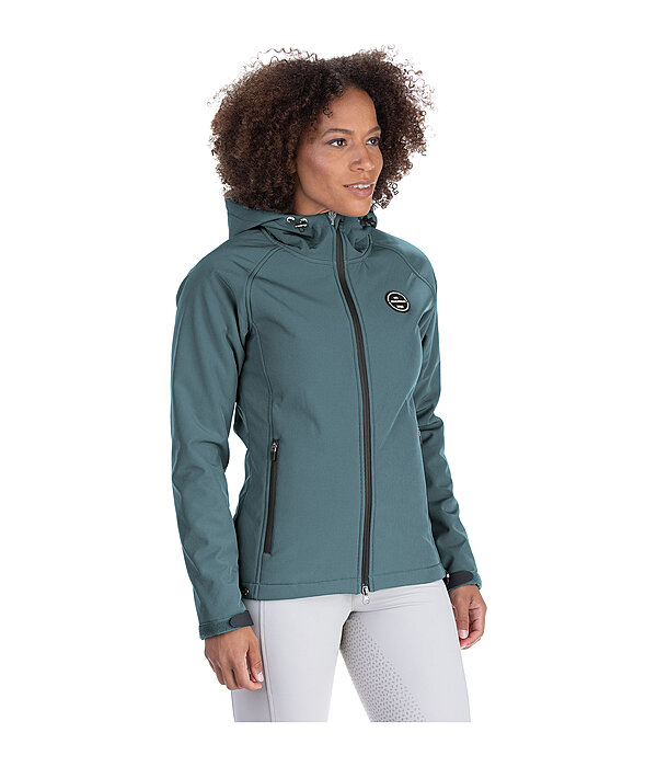 Giacca da equitazione softshell con cappuccio Lara