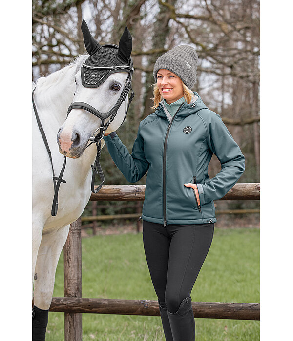 Giacca da equitazione softshell con cappuccio Lara