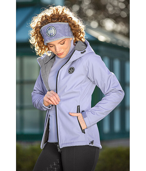 Giacca da equitazione softshell con cappuccio Lara