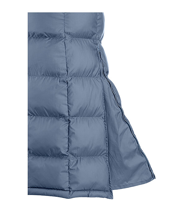 Gilet lungo con cappuccio Clara