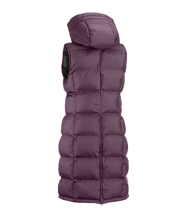 Gilet lungo con cappuccio Clara