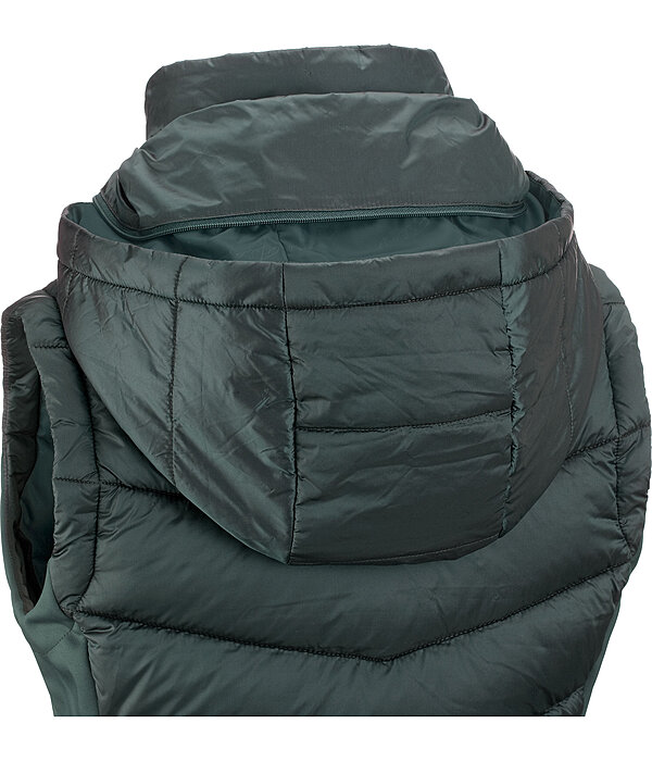 Gilet da equitazione combinato softshell con cappuccio Katlyn